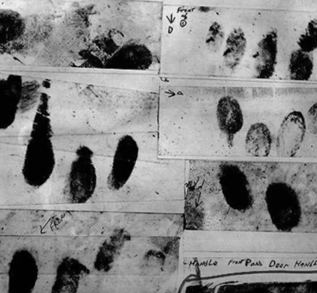 bloody fingerprints Zodiac Killer.com